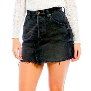 NEW with tags FREE PEOPLE 🖤 BLACK 🖤 Denim Mini size 24